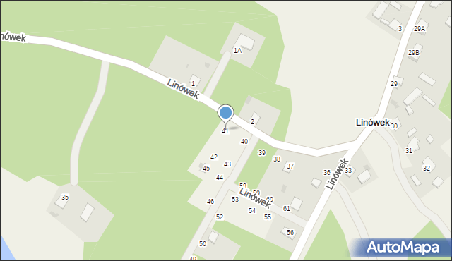 Linówek, Linówek, 41, mapa Linówek