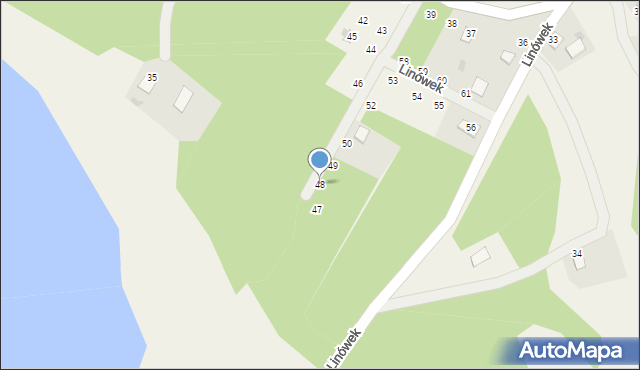 Linówek, Linówek, 48, mapa Linówek