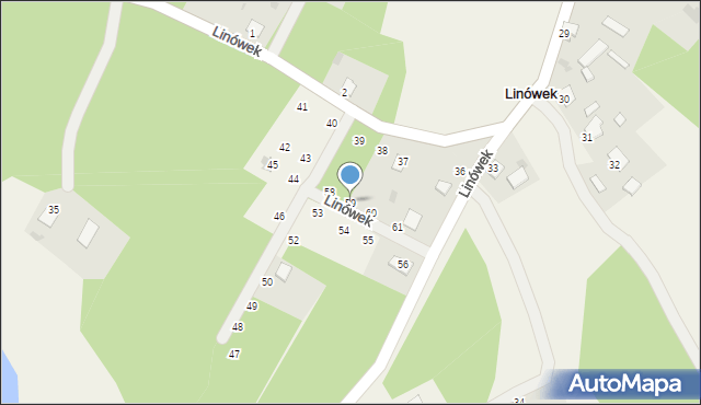 Linówek, Linówek, 59, mapa Linówek