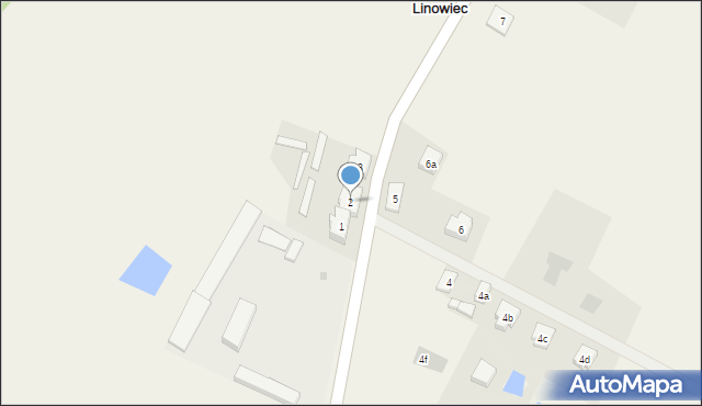 Linowiec, Linowiec, 2, mapa Linowiec