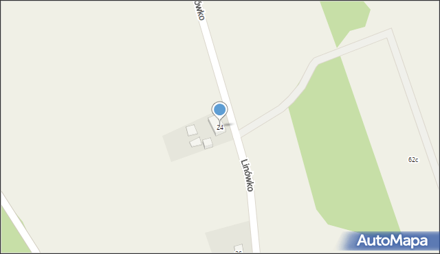 Linówko, Linówko, 24, mapa Linówko