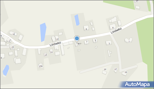 Linówko, Linówko, 9/2, mapa Linówko