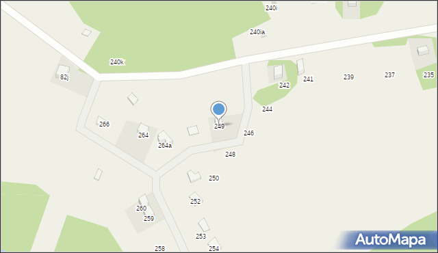 Linowo, Linowo, 249, mapa Linowo