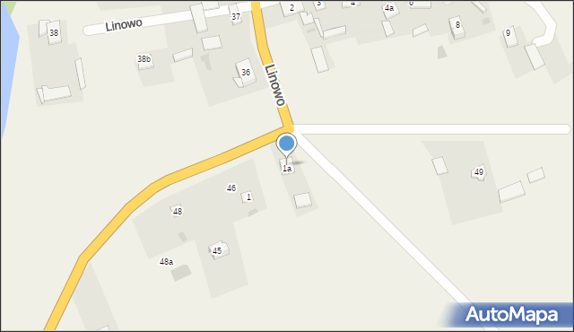 Linowo, Linowo, 44, mapa Linowo