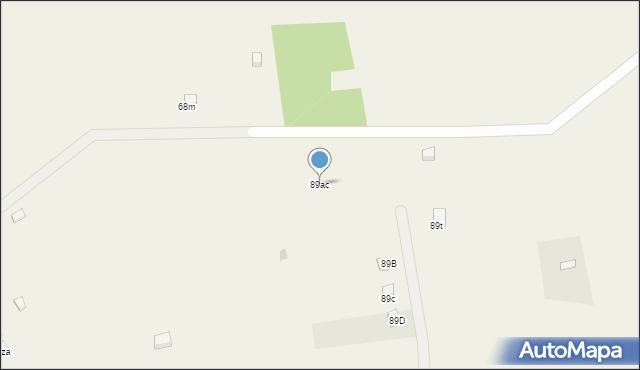 Linowo, Linowo, 89ac, mapa Linowo