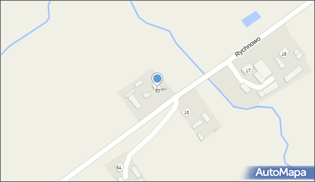 Linowo, Linowo, 83, mapa Linowo