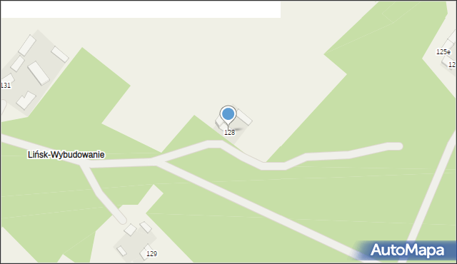 Lińsk, Lińsk, 128, mapa Lińsk