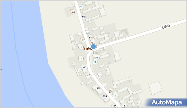 Lińsk, Lińsk, 20, mapa Lińsk