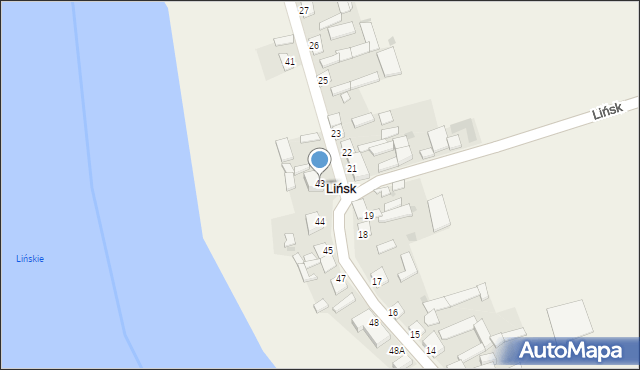 Lińsk, Lińsk, 43, mapa Lińsk