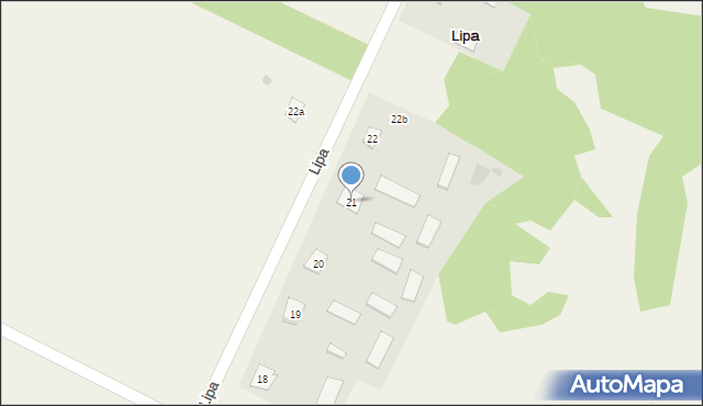 Lipa, Lipa, 21, mapa Lipa