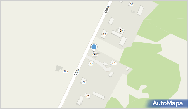 Lipa, Lipa, 27a, mapa Lipa