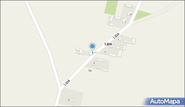 Lipa, Lipa, 5, mapa Lipa