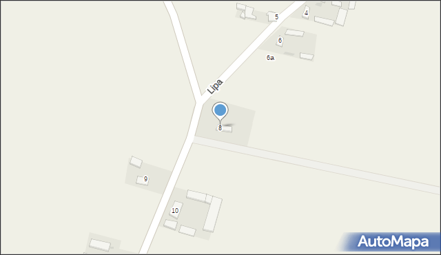 Lipa, Lipa, 8, mapa Lipa