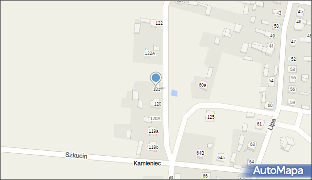 Lipa, Lipa, 121, mapa Lipa