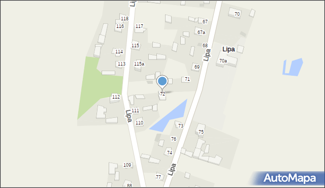 Lipa, Lipa, 72, mapa Lipa