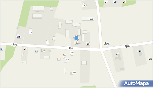Lipa, Lipa, 19, mapa Lipa