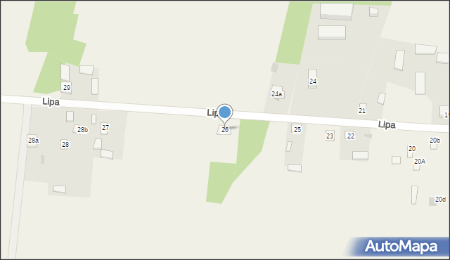 Lipa, Lipa, 26, mapa Lipa
