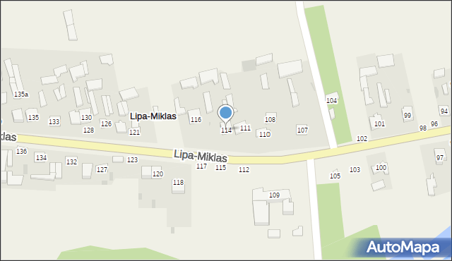 Lipa-Miklas, Lipa-Miklas, 114, mapa Lipa-Miklas