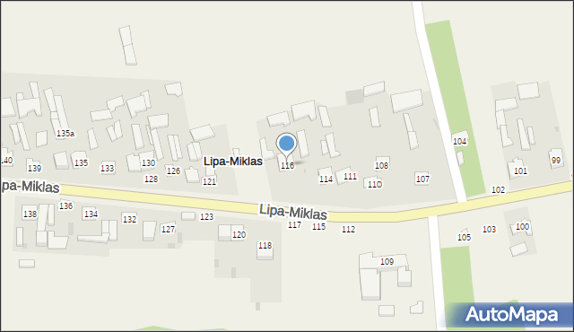 Lipa-Miklas, Lipa-Miklas, 116, mapa Lipa-Miklas