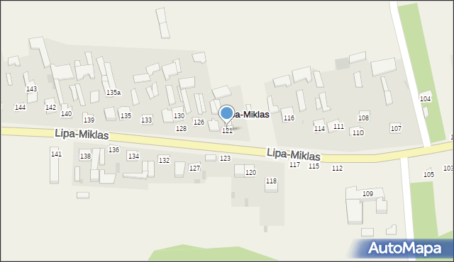 Lipa-Miklas, Lipa-Miklas, 121, mapa Lipa-Miklas