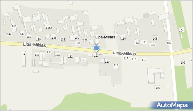 Lipa-Miklas, Lipa-Miklas, 123, mapa Lipa-Miklas