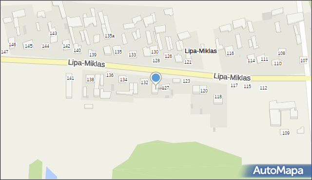 Lipa-Miklas, Lipa-Miklas, 130a, mapa Lipa-Miklas