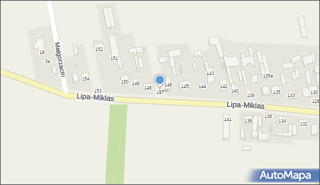 Lipa-Miklas, Lipa-Miklas, 147, mapa Lipa-Miklas