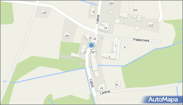 Lipce, Lipce, 17a, mapa Lipce