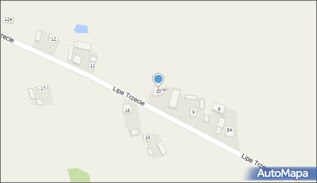 Lipe Trzecie, Lipe Trzecie, 10, mapa Lipe Trzecie