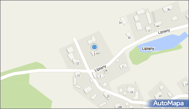Lipiany, Lipiany, 1, mapa Lipiany