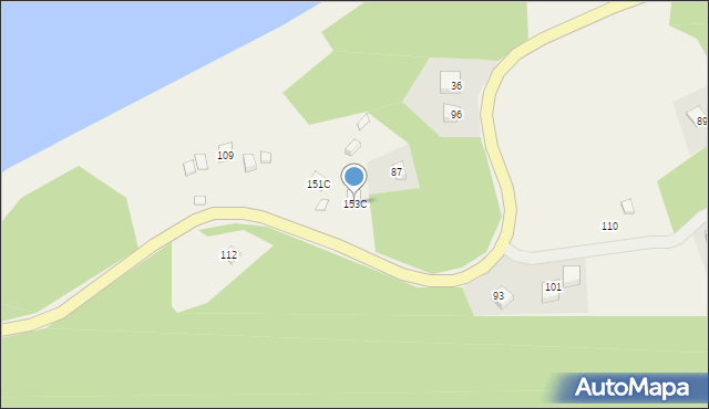 Lipie, Lipie, 153C, mapa Lipie