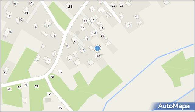 Lipie, Lipie, 11a, mapa Lipie