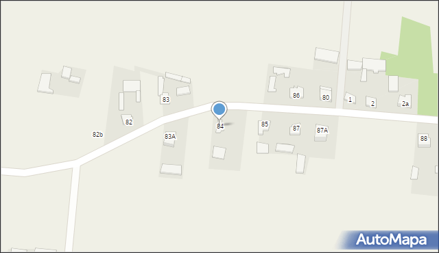 Lipienice Dolne, Lipienice Dolne, 84, mapa Lipienice Dolne