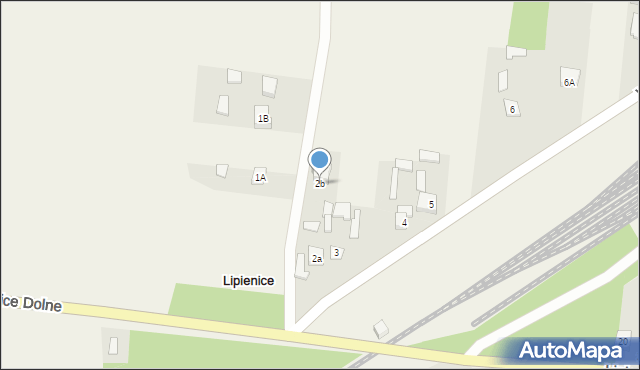 Lipienice Górne, Lipienice Górne, 2b, mapa Lipienice Górne
