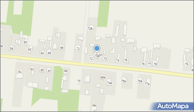 Lipienice Górne, Lipienice Górne, 72a, mapa Lipienice Górne