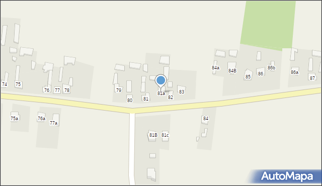Lipienice Górne, Lipienice Górne, 81a, mapa Lipienice Górne