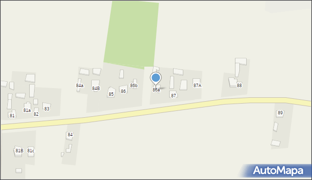 Lipienice Górne, Lipienice Górne, 86a, mapa Lipienice Górne