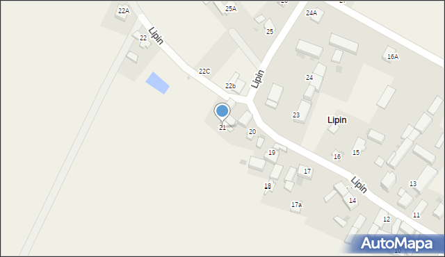 Lipin, Lipin, 21, mapa Lipin