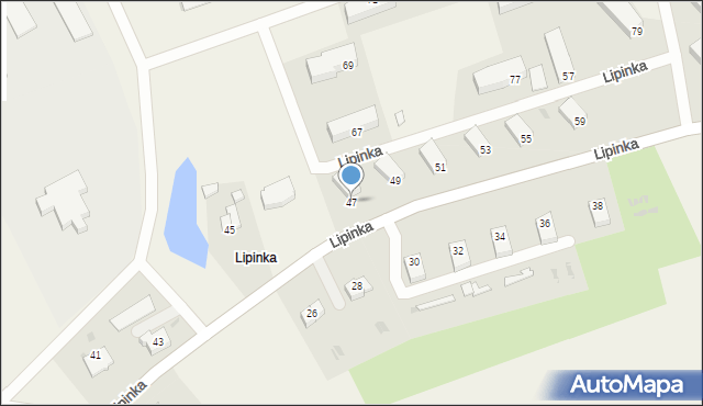 Lipinka, Lipinka, 47, mapa Lipinka