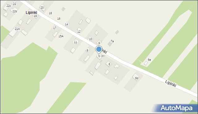 Lipinki, Lipinki, 7, mapa Lipinki