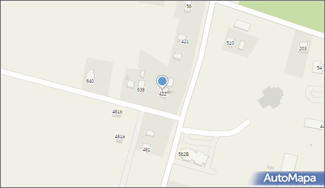 Lipinki, Lipinki, 422, mapa Lipinki