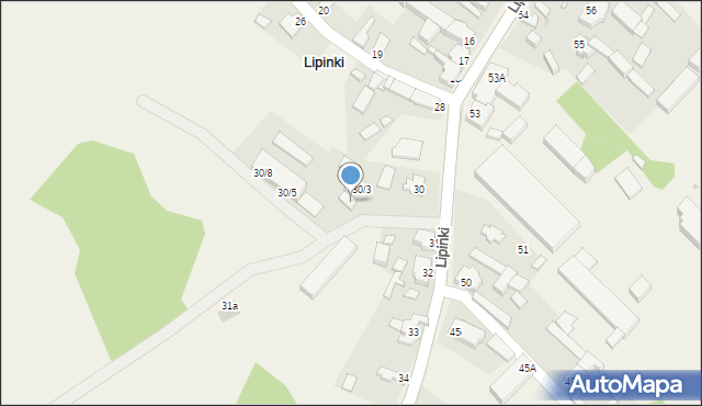 Lipinki, Lipinki, 30/4, mapa Lipinki