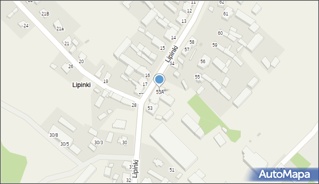 Lipinki, Lipinki, 53A, mapa Lipinki