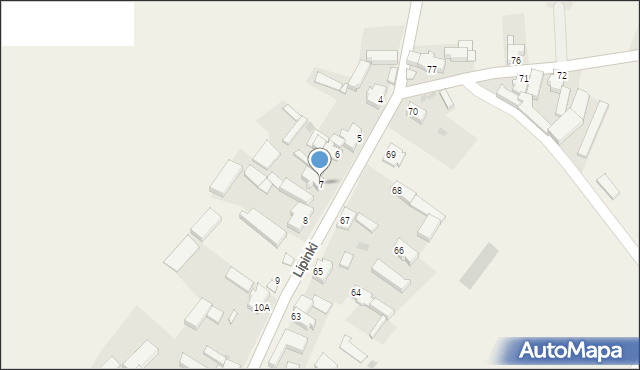 Lipinki, Lipinki, 7, mapa Lipinki