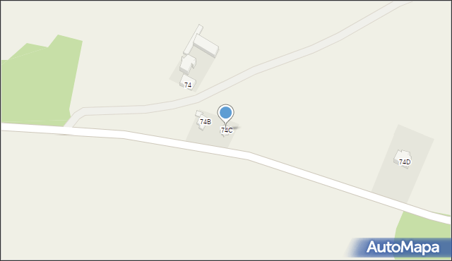 Lipinki, Lipinki, 74C, mapa Lipinki