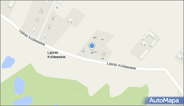Lipinki Królewskie, Lipinki Królewskie, 4b, mapa Lipinki Królewskie
