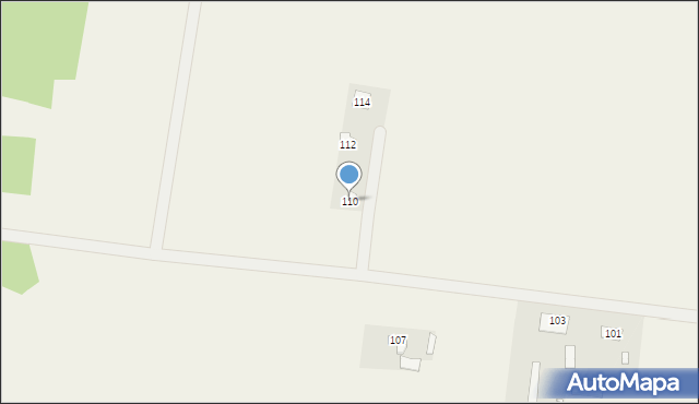 Lipiny, Lipiny, 110, mapa Lipiny
