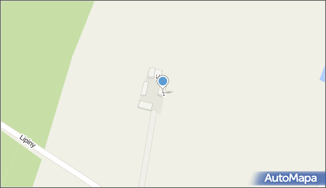 Lipiny, Lipiny, 1, mapa Lipiny