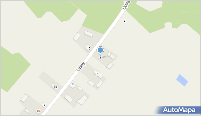 Lipiny, Lipiny, 6, mapa Lipiny