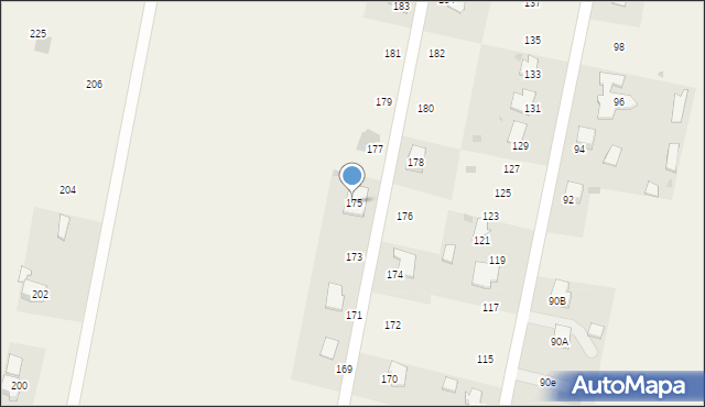 Lipiny, Lipiny, 175, mapa Lipiny